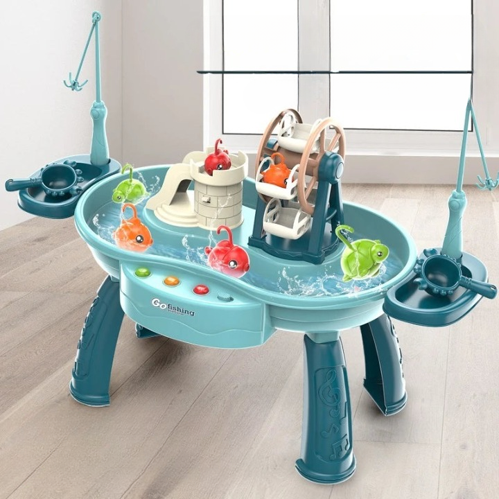 Tots’n’Trout - Plateforme de jeu multifonctionnelle pour enfants Fish Montessori jouet
