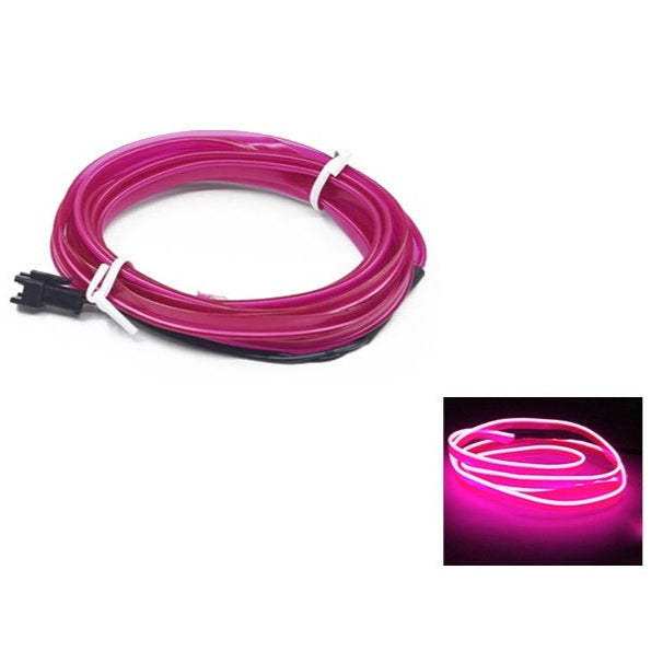 Bande LED RGB flexible pour intérieur de voiture avec capteur de musique et télécommande