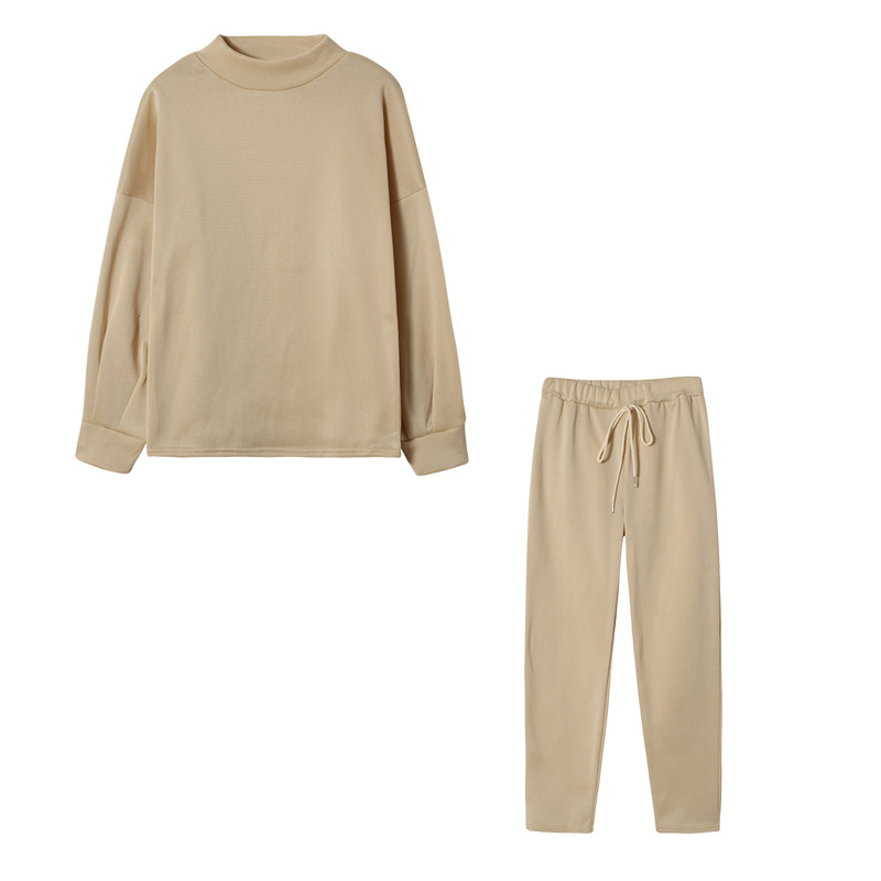 Aveline | Ensemble deux pièces femme : sweat-shirt à col roulé et pantalon