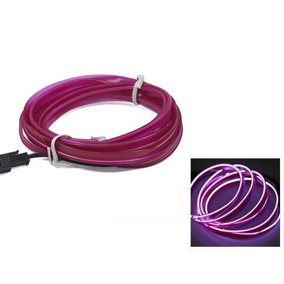 Bande LED RGB flexible pour intérieur de voiture avec capteur de musique et télécommande