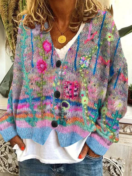 Isobelle | Veste cardigan d'inspiration rétro pour femme