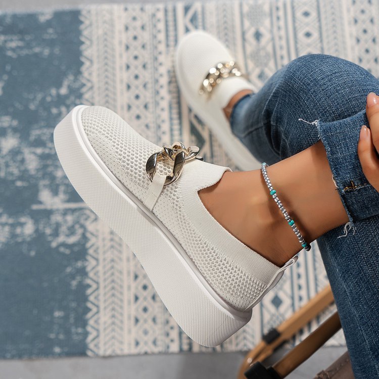 Gema | Chaussures de mode en chaîne métallique