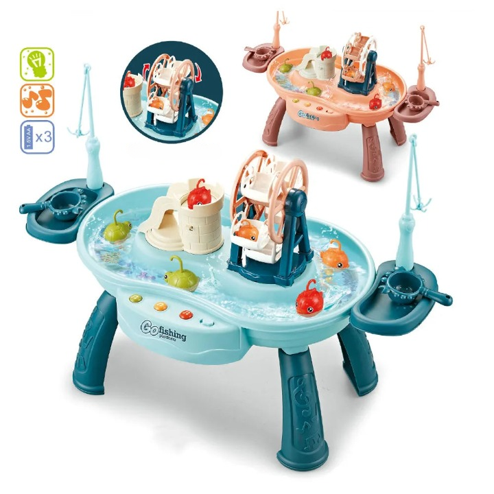Tots’n’Trout - Plateforme de jeu multifonctionnelle pour enfants Fish Montessori jouet
