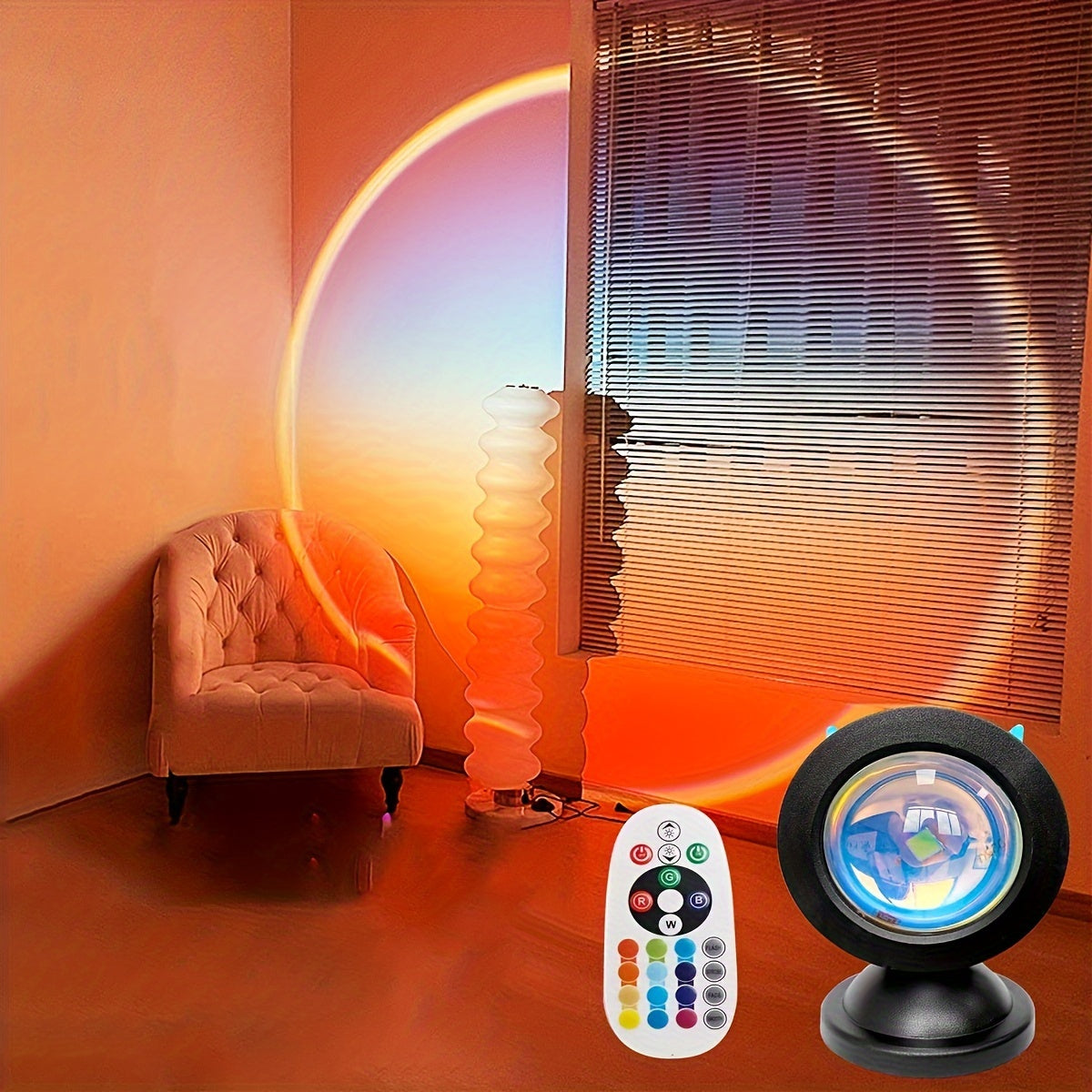 LumiSpectra – Lampe de projection à couleurs changeantes avec télécommande