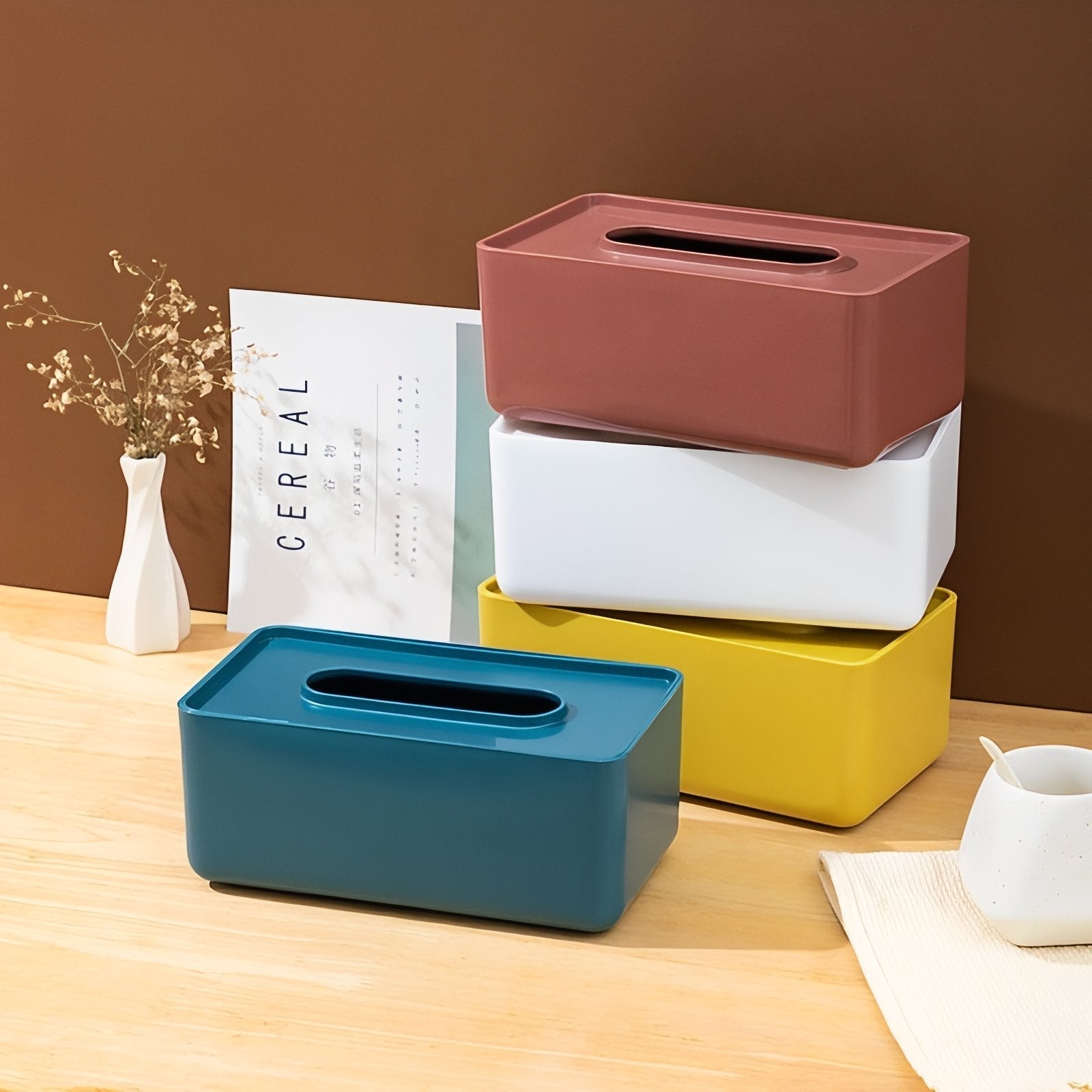 Boîte à Serviettes Rectangulaire Élégante au Design Moderne