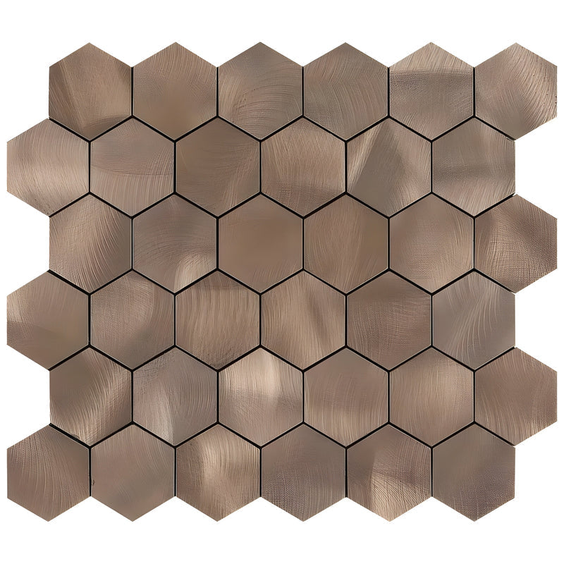 Carreaux hexagonaux autocollants stylés