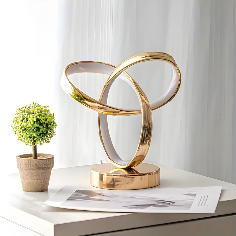 Anneau - lampe de table mince et moderne