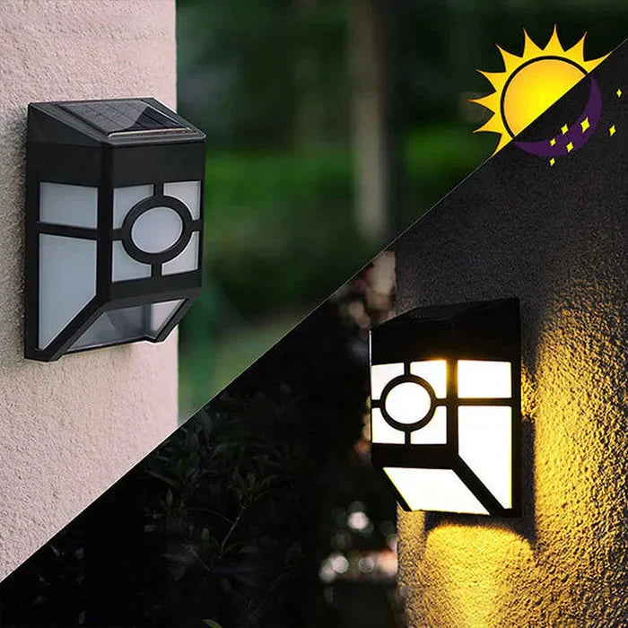 Lumière Solaire - Lampes murales LED modernes pour patio et jardin