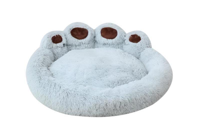 Lit pour animaux en forme de patte - Confort ultime