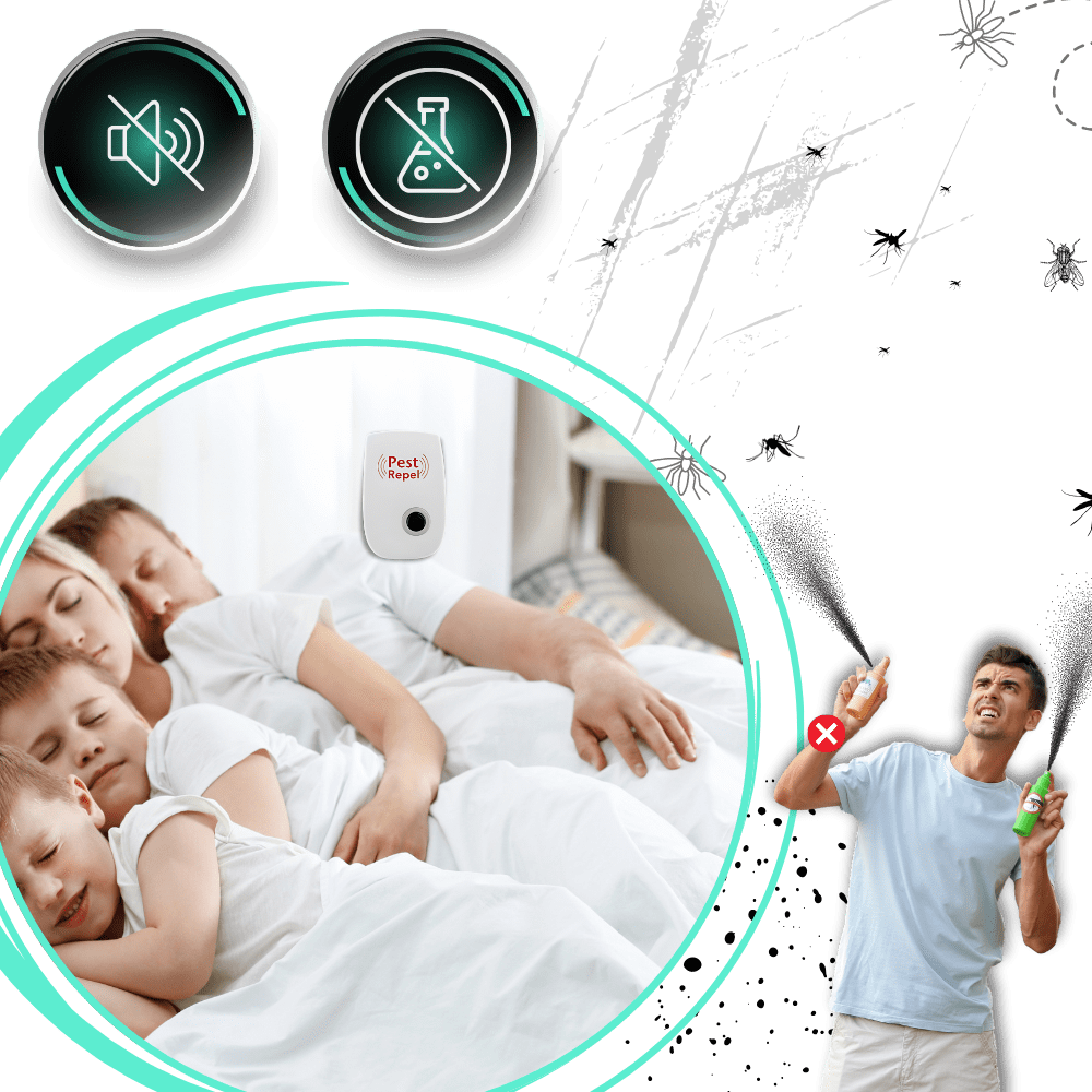 SilentGuard - Répulsif antiparasitaire ultrasonique sans produits chimiques