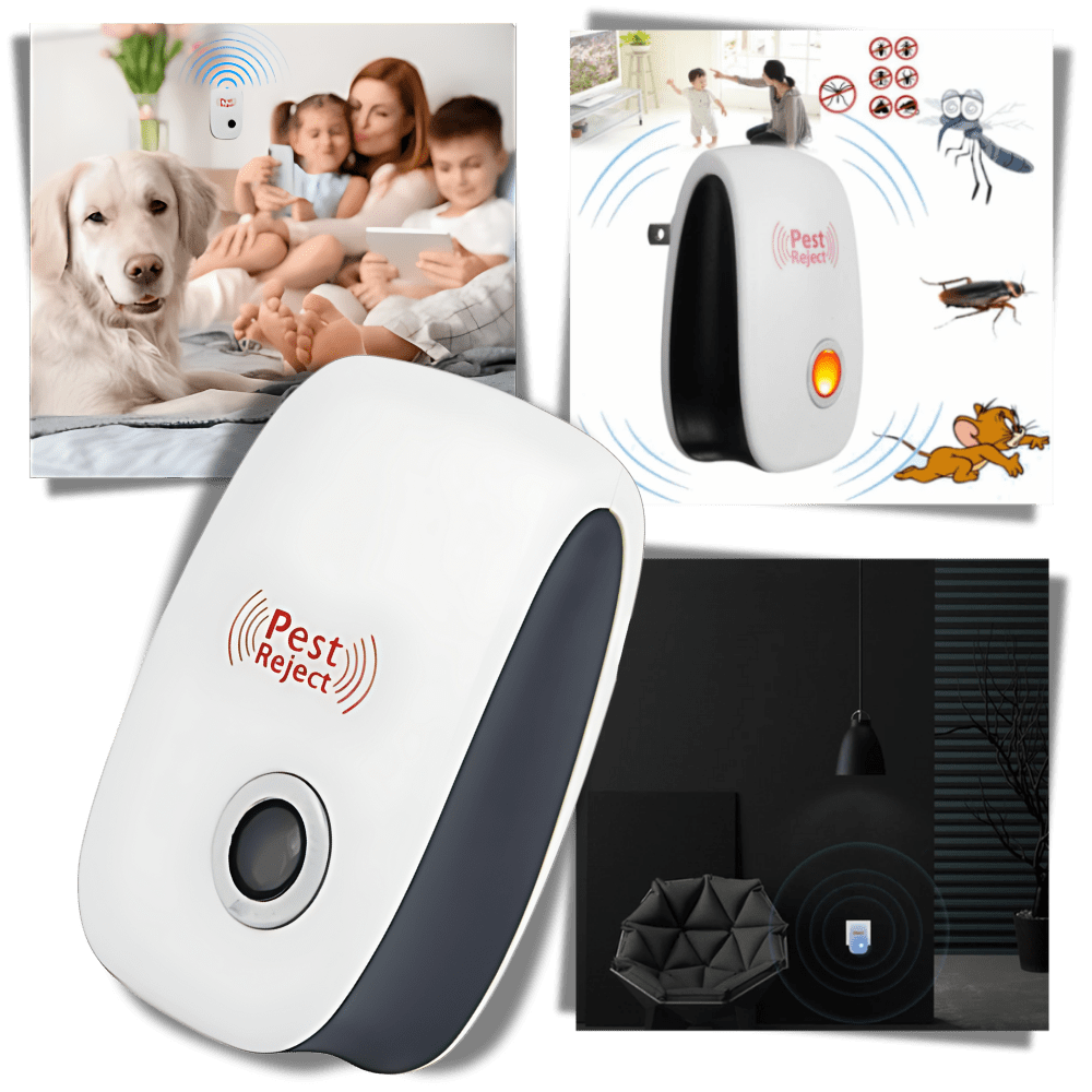 SilentGuard - Répulsif antiparasitaire ultrasonique sans produits chimiques