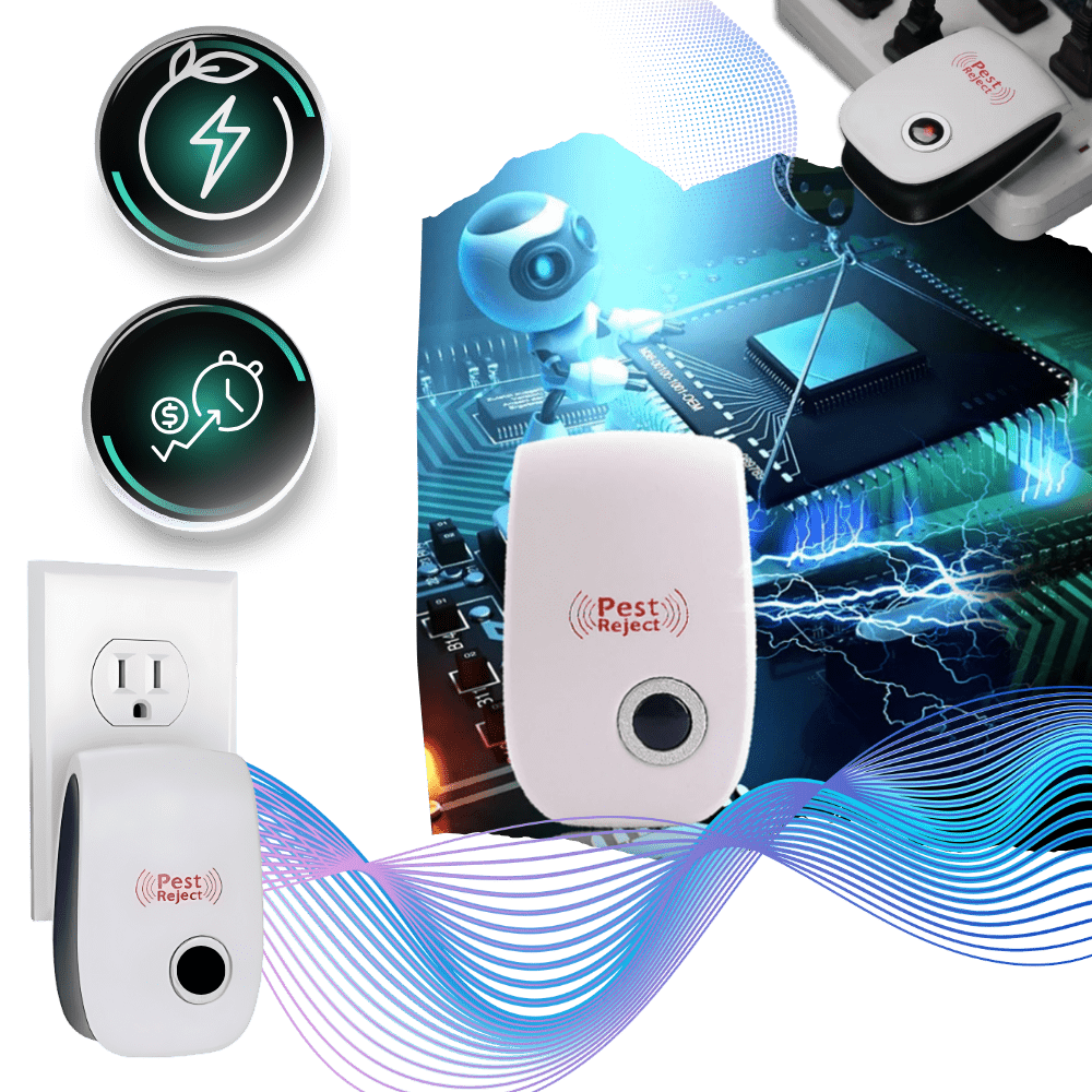 SilentGuard - Répulsif antiparasitaire ultrasonique sans produits chimiques