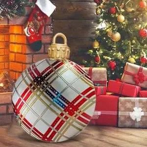 Ornement de Noël en ballons gonflables