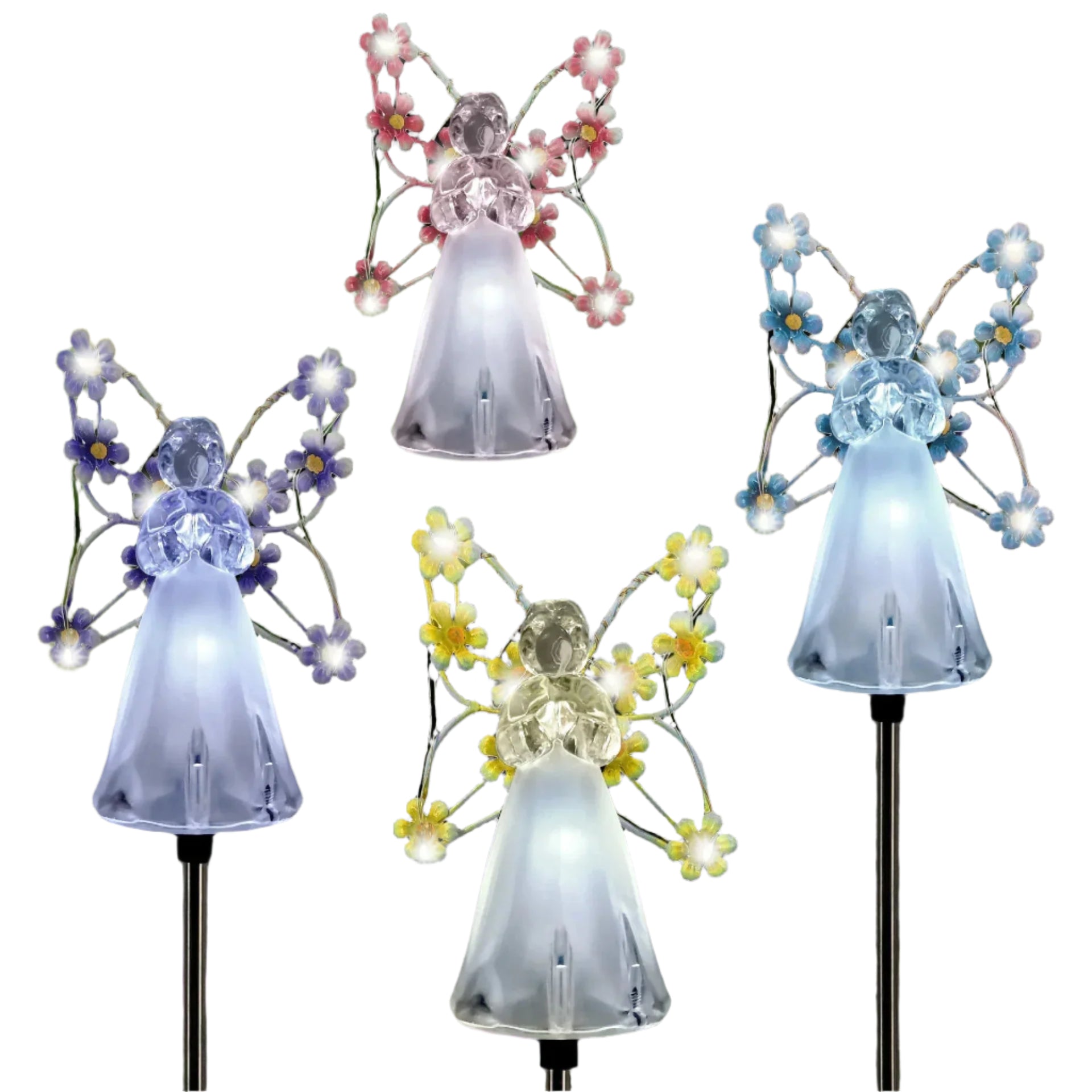 LumiWings Lumières de papillons solaires – Décoration extérieure de jardin enchantée