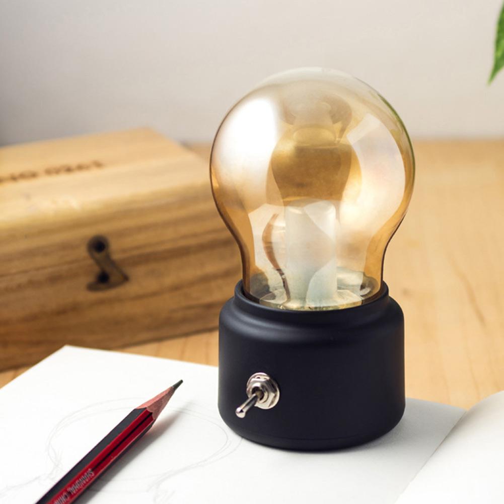 Nostalume Lampe de Bureau Portable – Design Vintage avec Flexibilité Moderne