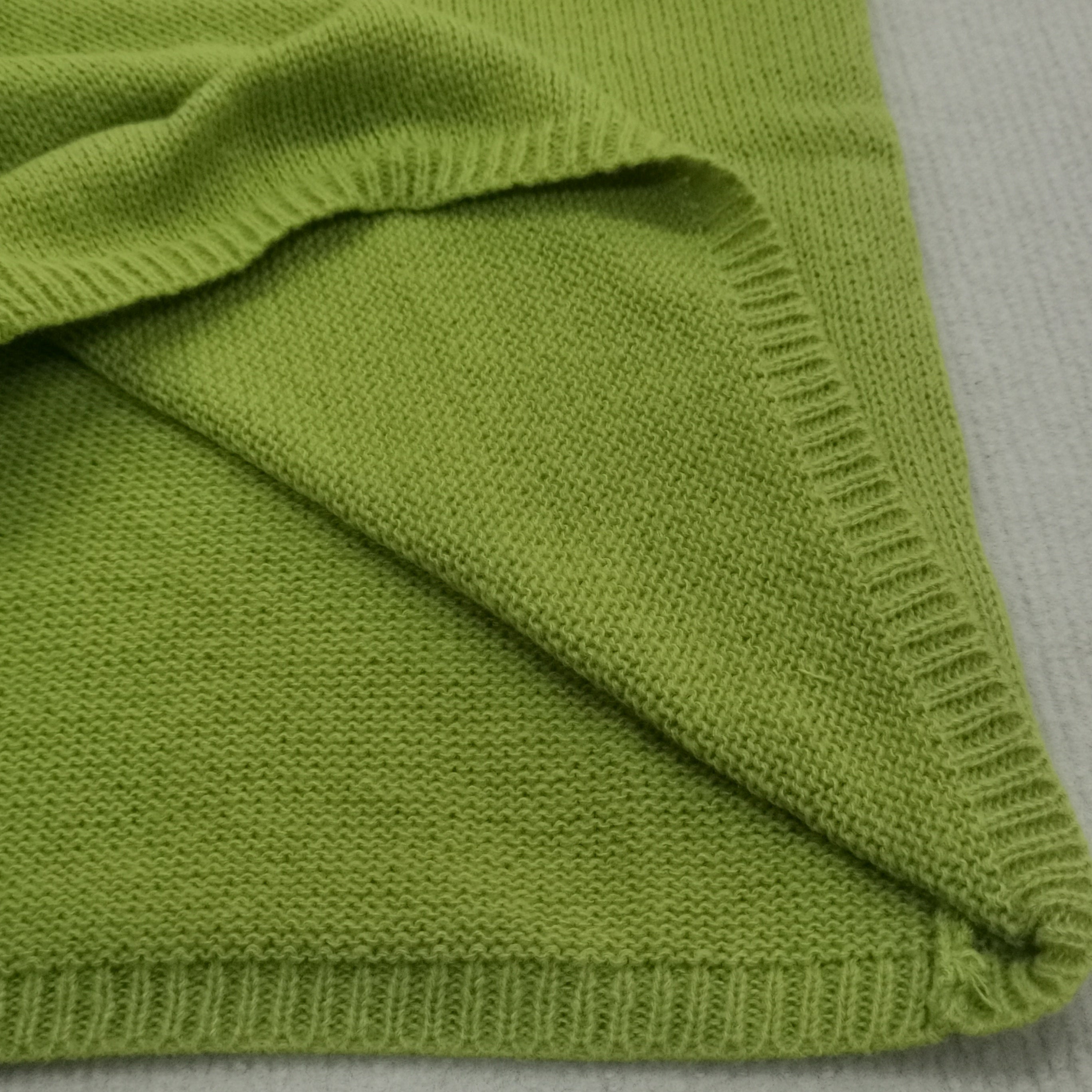 Tendance d'automne® Pull vert élégant à col en V