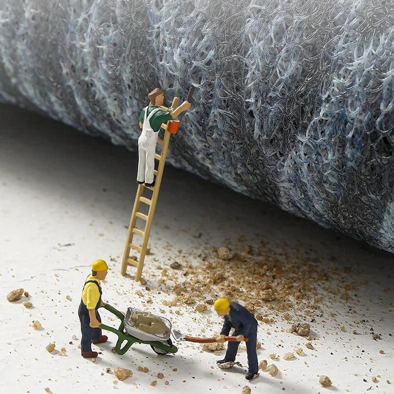 GeoGuard - Tapis de porte géométrique durable et moderne