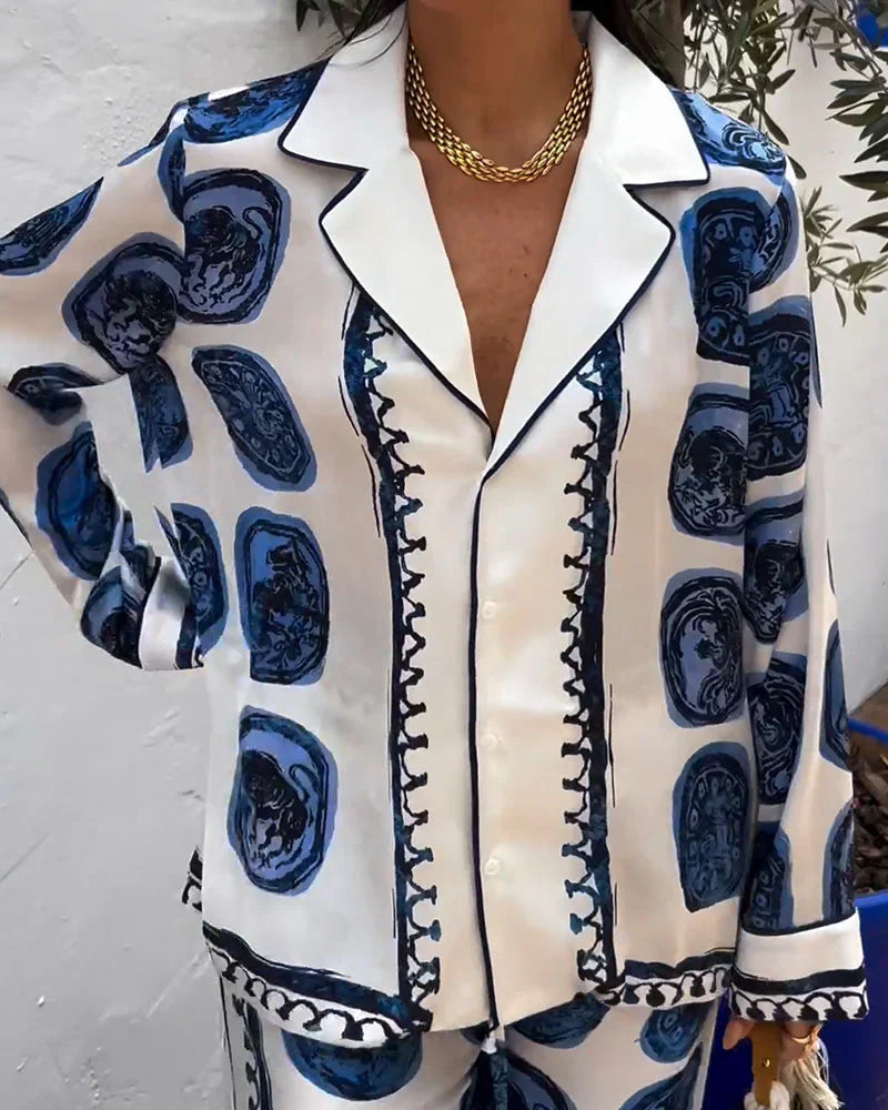 Cleo – Ensemble géométrique coordonné pour un style de rue sans effort