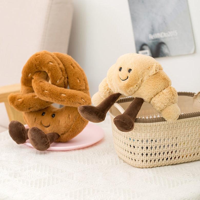 LoafLuxe - Coussin décoratif en velours à pain