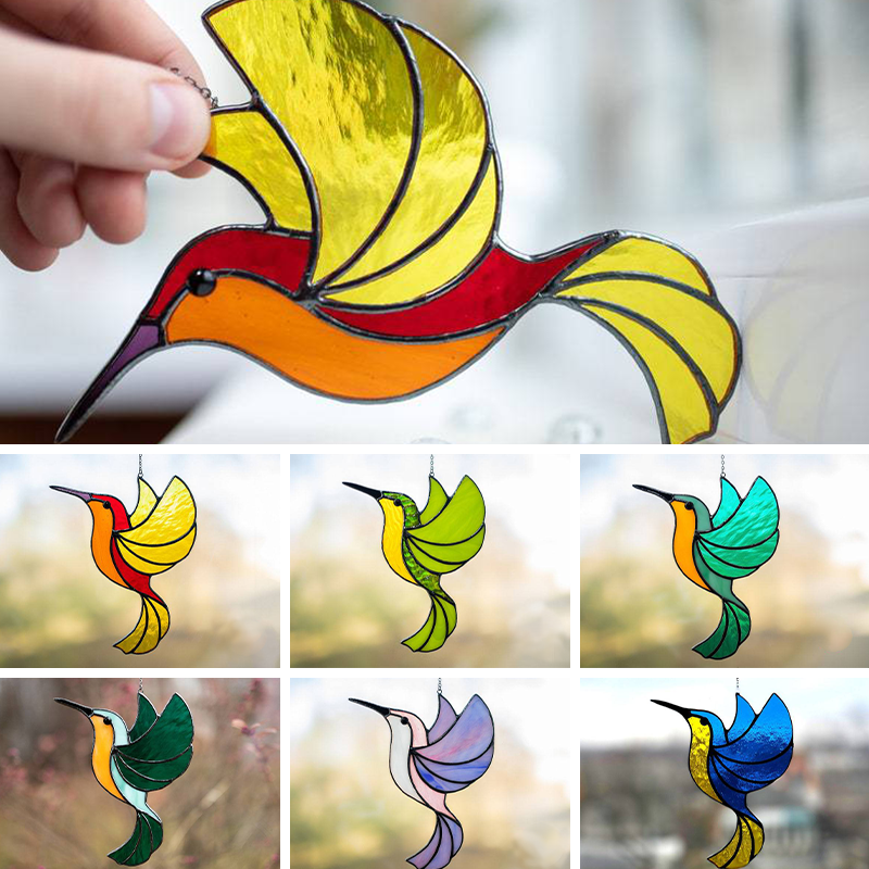 HummiGlow Attrape-Lumière Artistique – Reflets de Lumière Magiques avec Design de Colibri