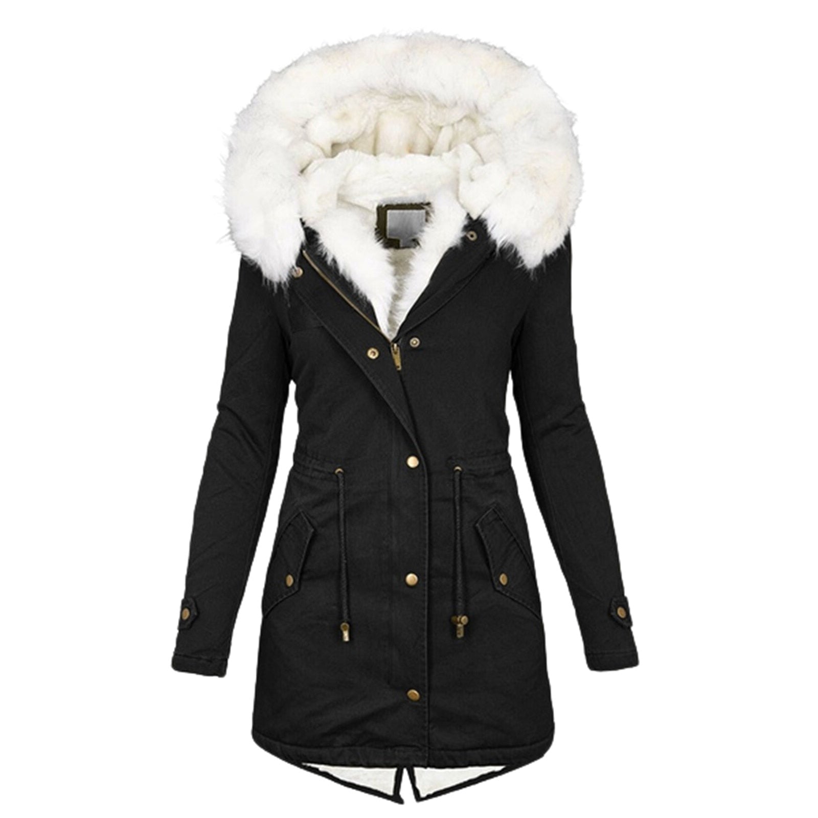 Veste d'hiver boutonnée confortable pour la chaleur et le style