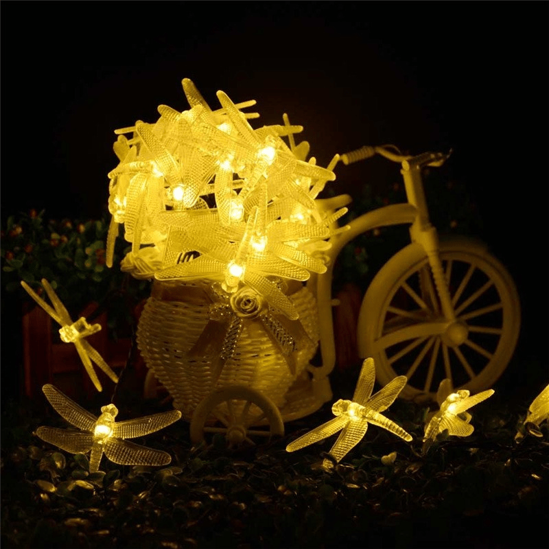 GlowDragon – Guirlande lumineuse solaire avec design de libellule