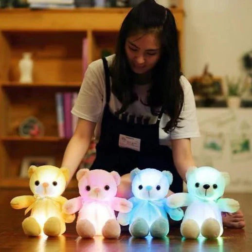 LumaBear - Ours en peluche LED coloré