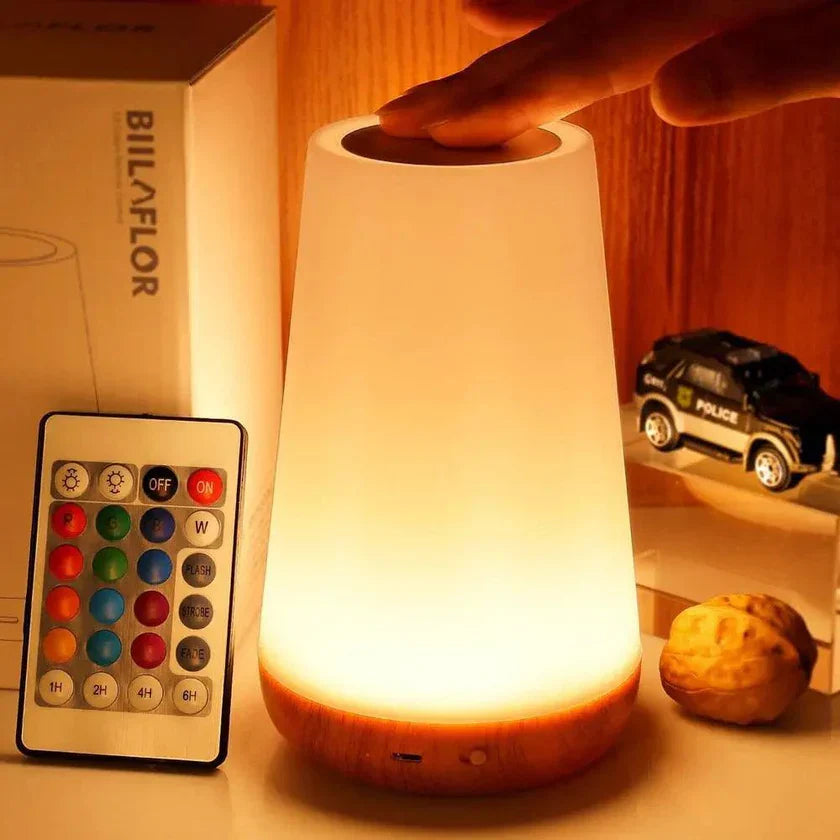 LumiGlow - lampe d'ambiance rechargeable avec contrôle tactile