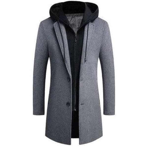 Veste Arthur d'hiver avec capuche pour hommes