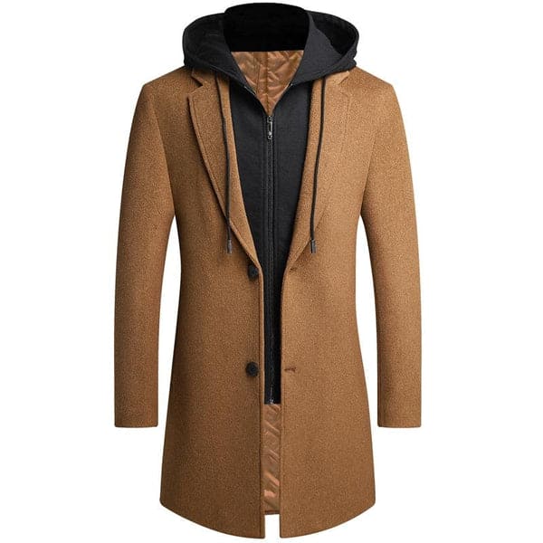 Veste Arthur d'hiver avec capuche pour hommes