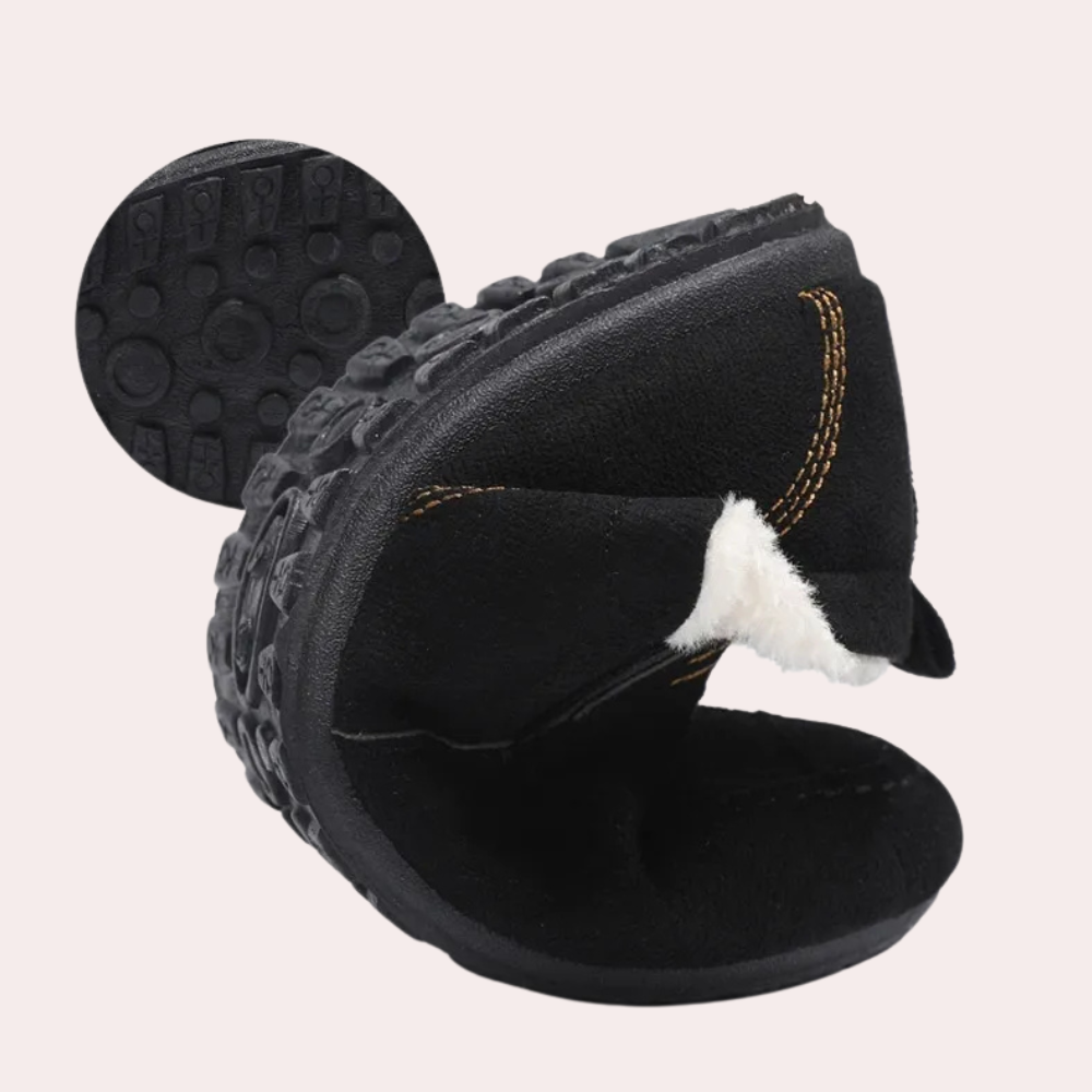 Steven - Mocassins confortables doublés polaire pour homme