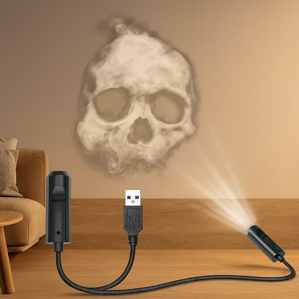 Projecteur lampe d'Halloween SpectraGlow – LED USB pour intérieur