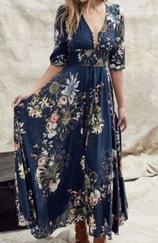 Robe Flæsekjole Isabella avec Fente Avant