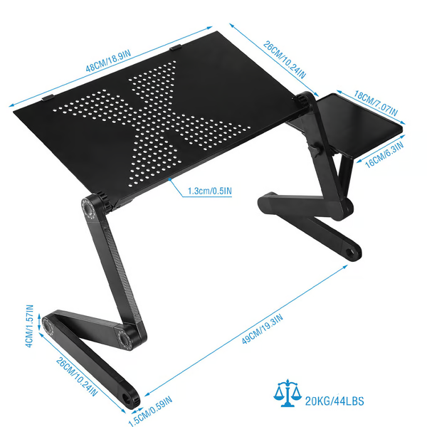 FlexStand Pro – Support pour ordinateur portable réglable à 360°