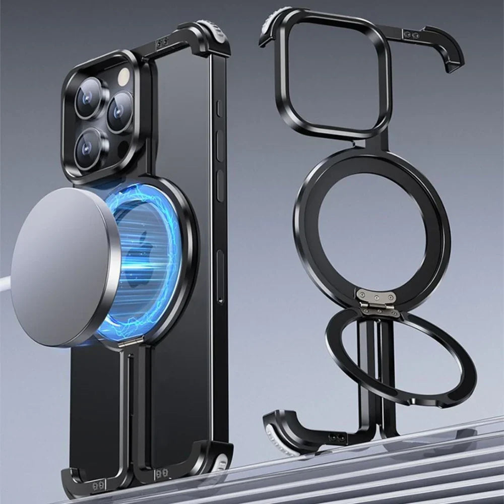 MagnoGrip - Coque de téléphone avec anneau magnétique