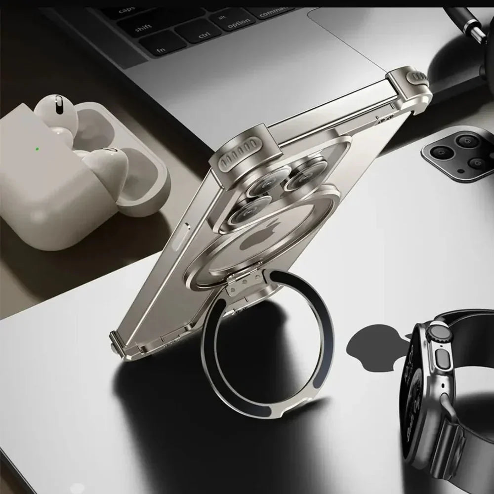 MagnoGrip - Coque de téléphone avec anneau magnétique