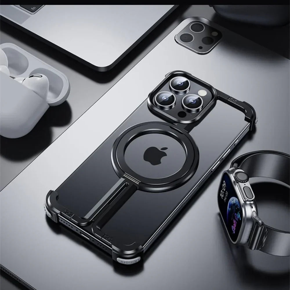 MagnoGrip - Coque de téléphone avec anneau magnétique