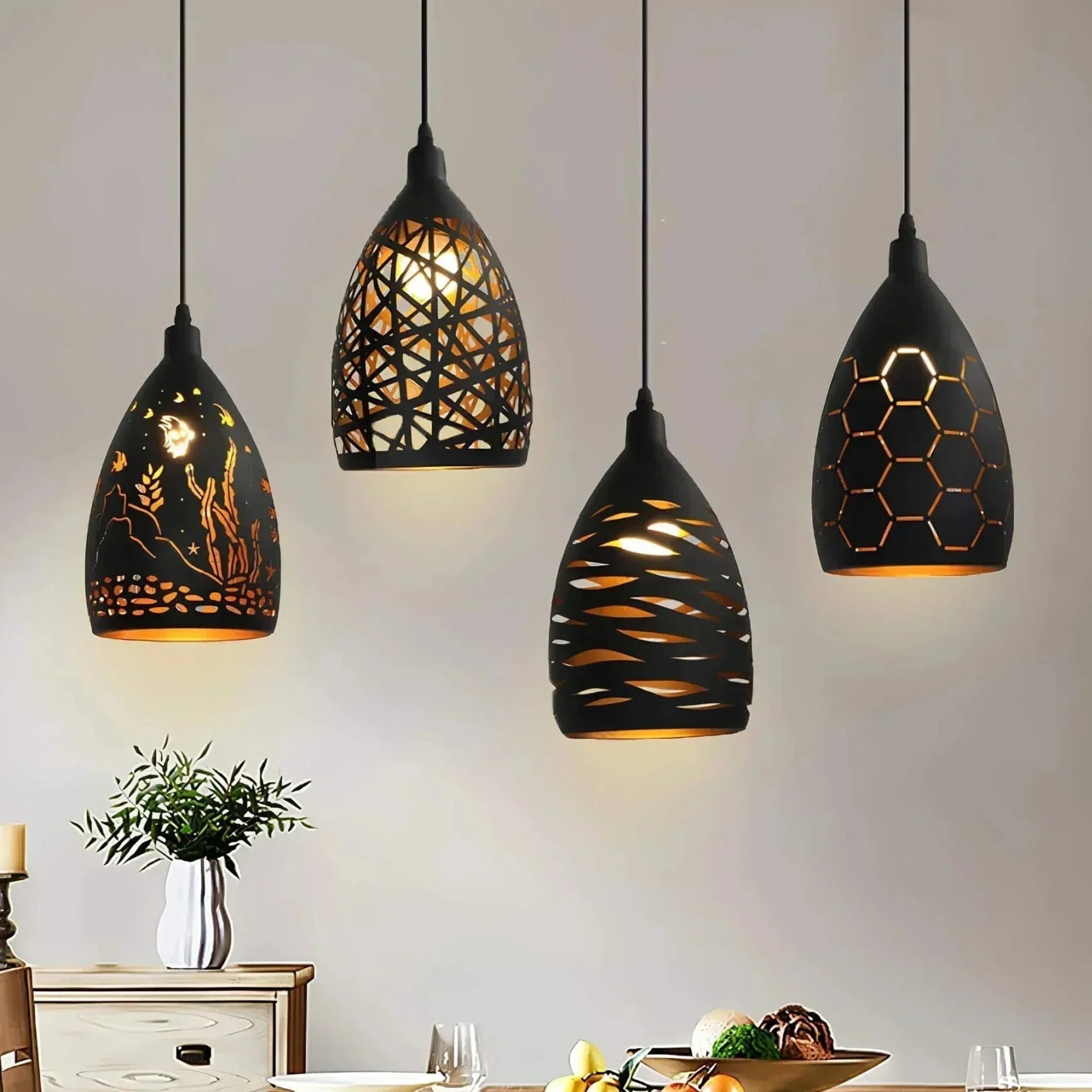 Suspension Industrielle en AcierLume – Élégance Brutale pour Décoration Moderne