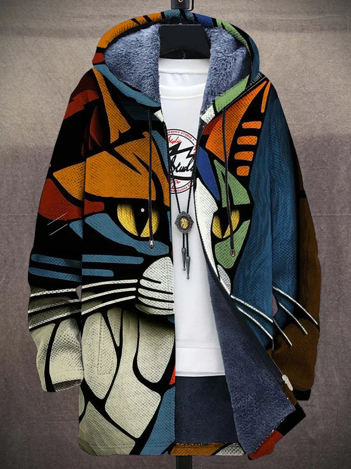 Remi - Veste zippée à capuche artistique