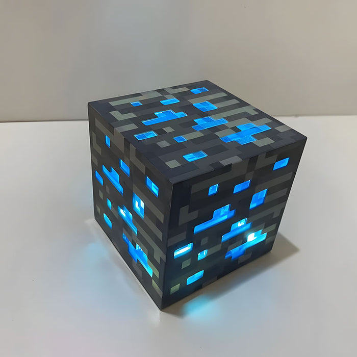 LumiBrill – Veilleuse en forme de cube sur le thème de Minecraft