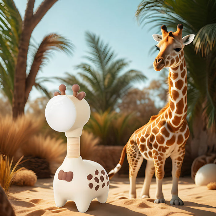 GiraLume - Lampe de table Girafformet avec un col flexible