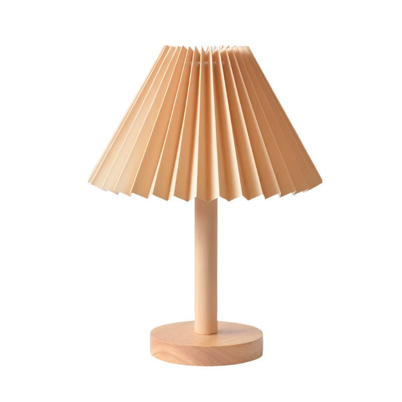 NordicEase lampe de chevet plissée – Design scandinave avec une touche naturelle