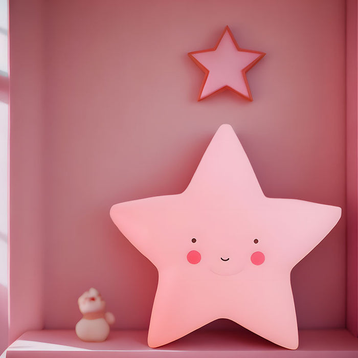StellarGlow - Douce élégante lampe de chevet étoile