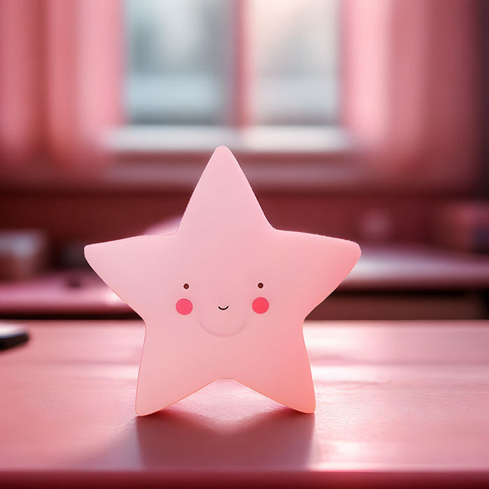 StellarGlow - Douce élégante lampe de chevet étoile
