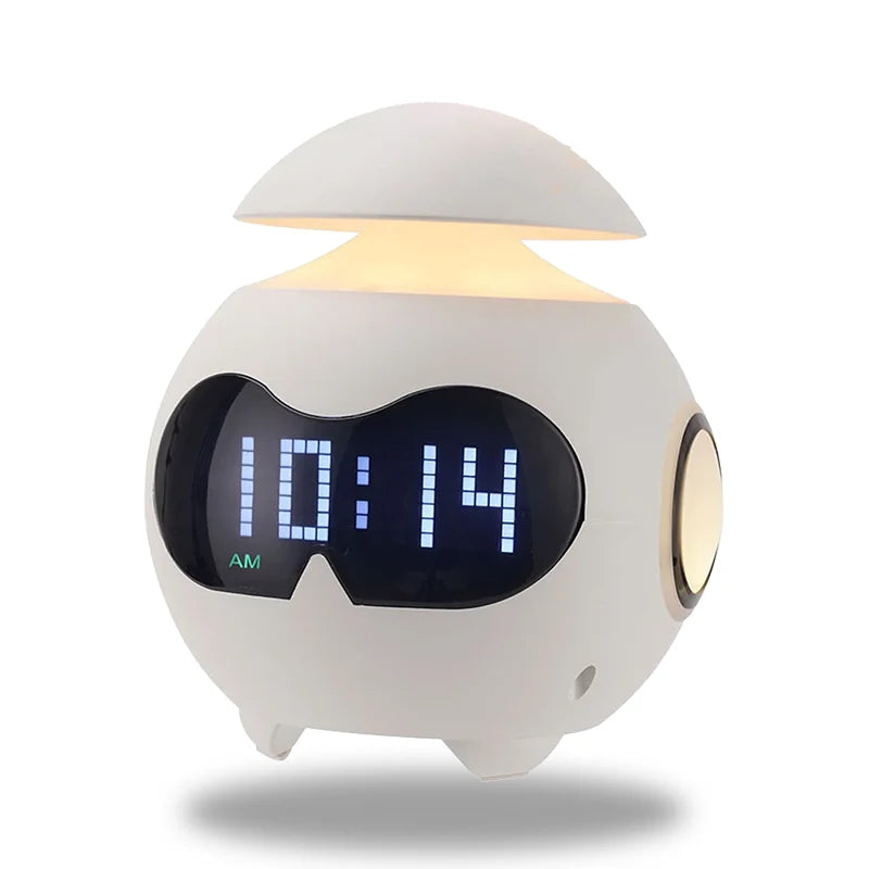 EchoGlow - Réveil multifonctionnel avec haut-parleur Bluetooth et écran LED