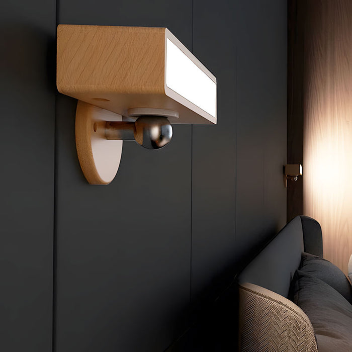 Lampe murale rechargeable avec lumière réglable à 360° et support magnétique