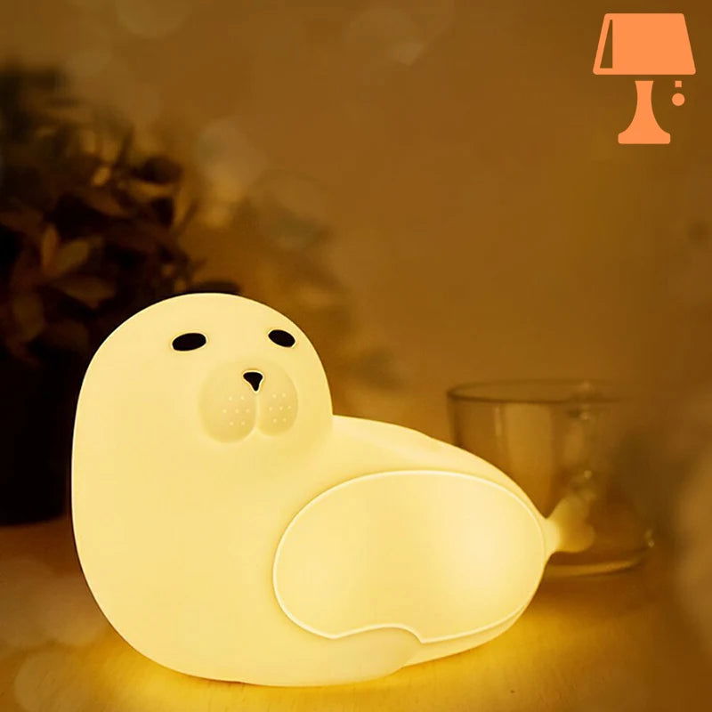 SealSerene – Charmante et apaisante lampe de nuit phoque