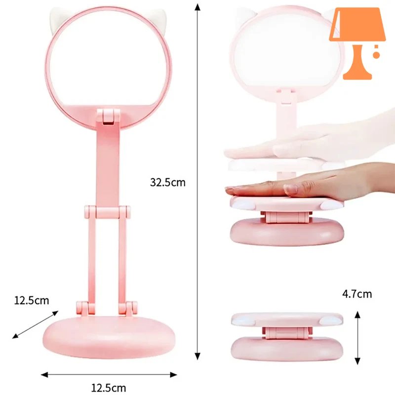 PurrGlow – Lampe de table pliante pour chat Yndig