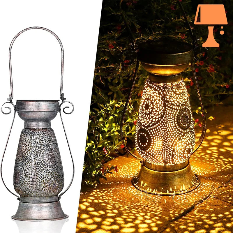 Lampadaire Ethnique MystiGlow – Ambiance Magique avec Motifs Débourrés
