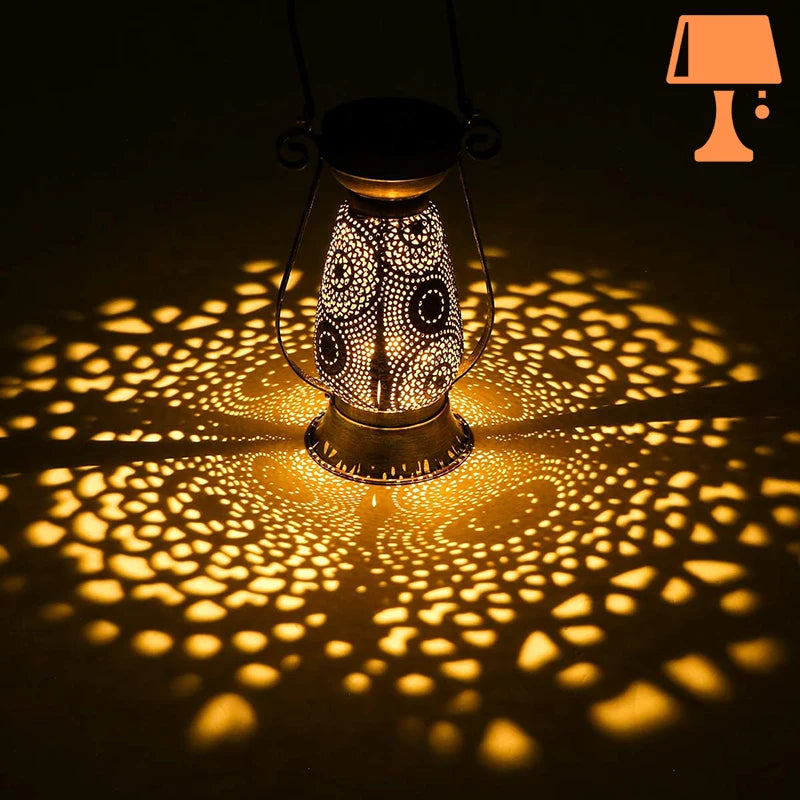 Lampadaire Ethnique MystiGlow – Ambiance Magique avec Motifs Débourrés